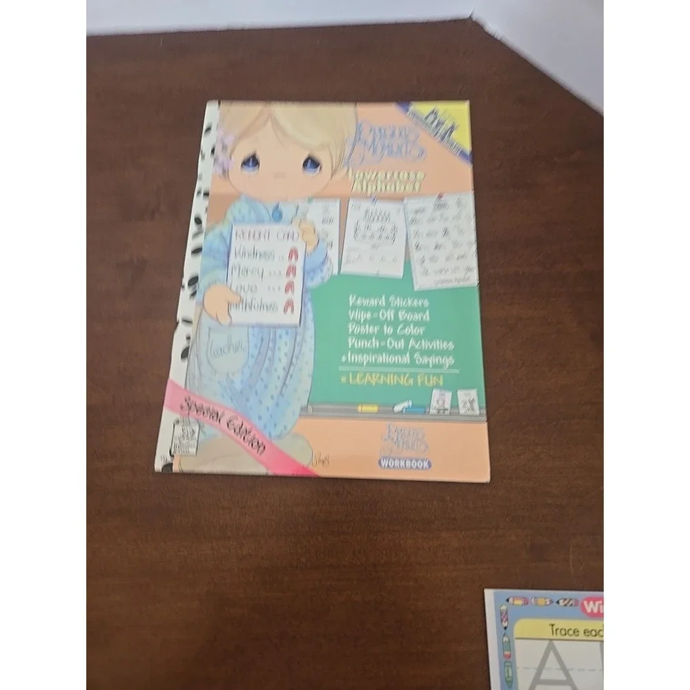 Precious‎ Moments Christian Homeschool Workbooks Lot of 3 Pre-K Phonics